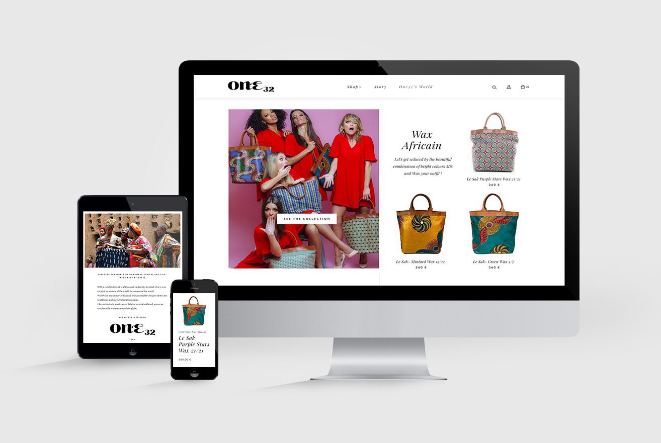 One 32 - Site e-commerce - Li-Nó Design