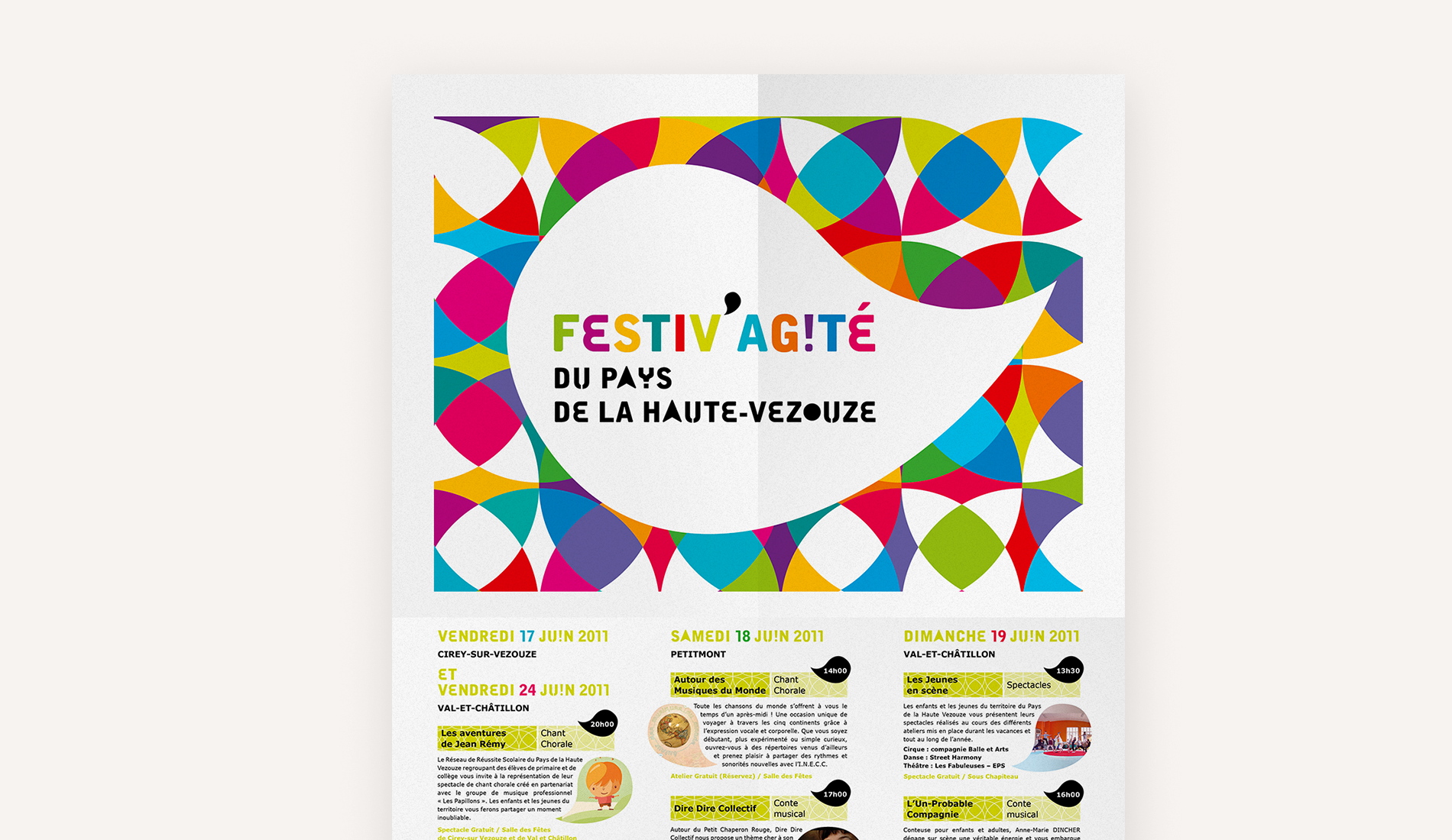 La ligue de l'enseignement design programme festival jeune public